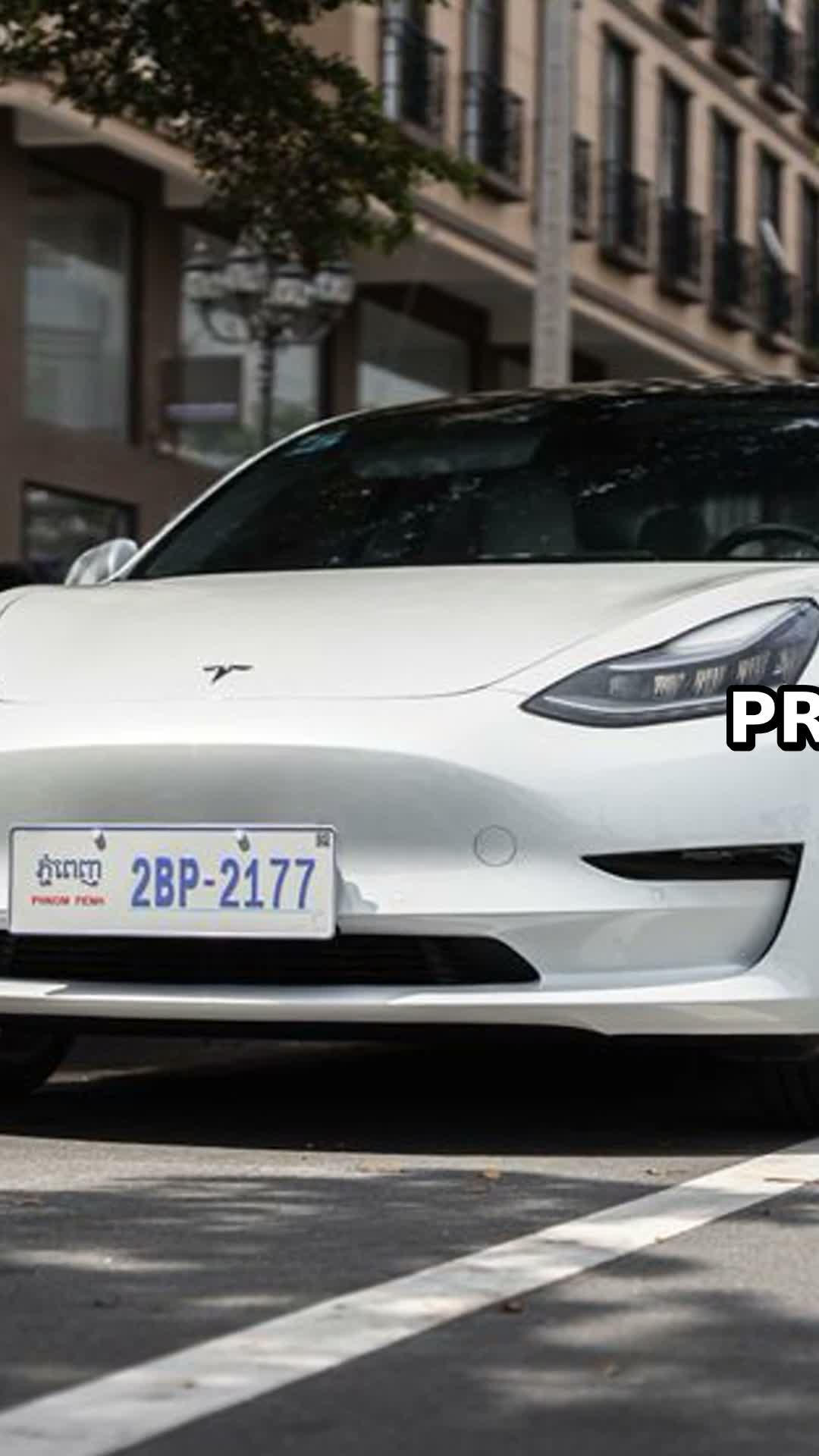 Bild på bilmodellen teslas interiör
