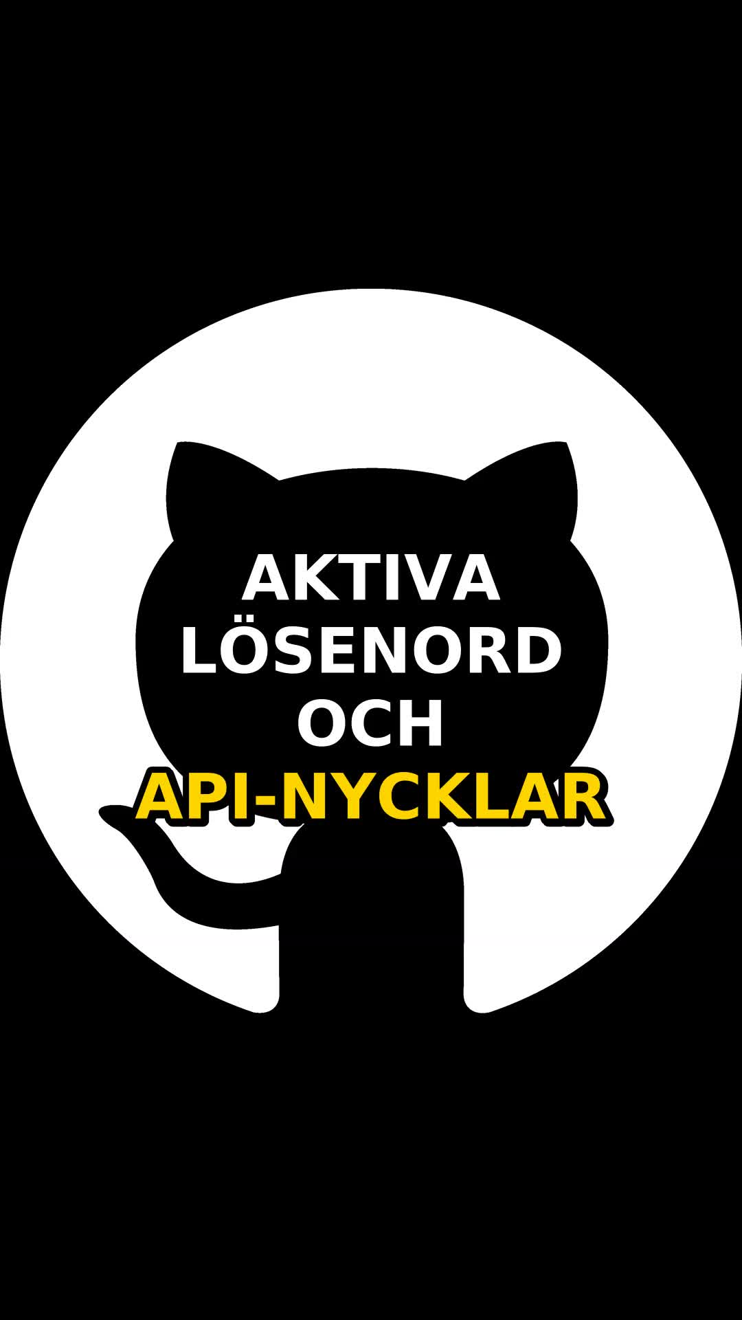 telefon med githubs logotyp på skärmen