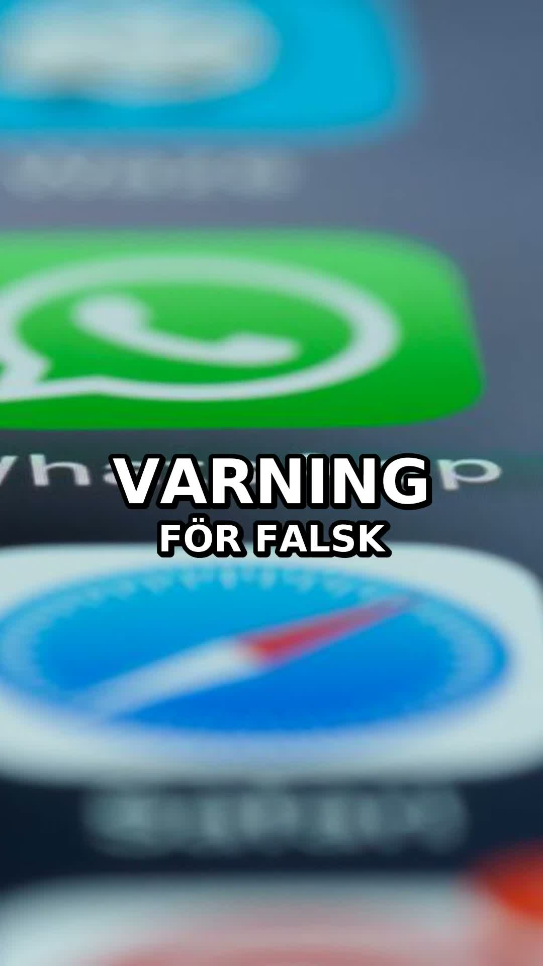 mobilskärm med whatsapp på playstore
